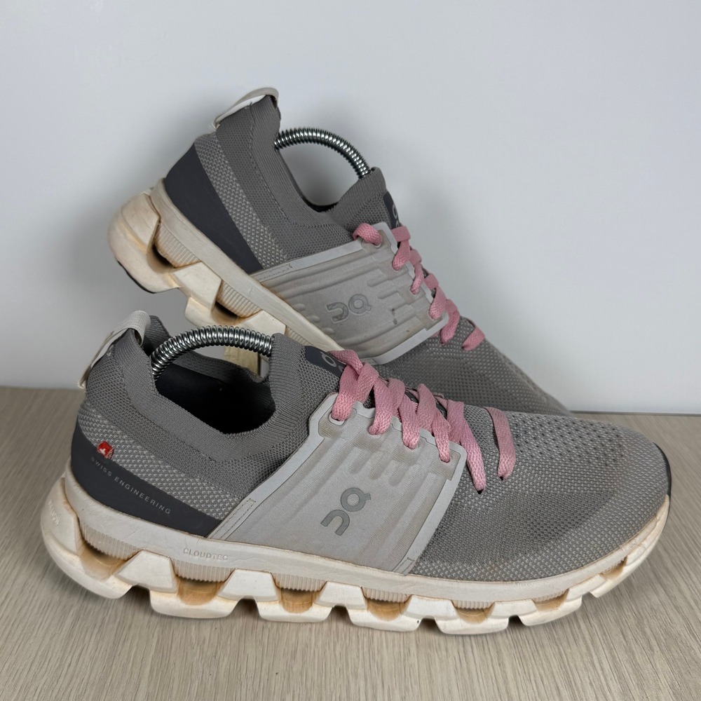 Running Shoes On Cloudswift Womens 9 Grey Pink Helion CloudTec Trainers